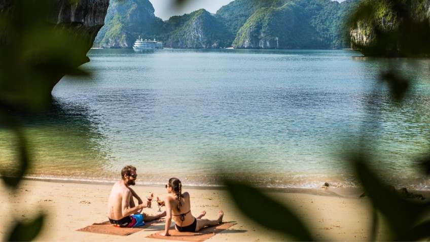 Ambassador Cruise: Sunbathe On The Beach