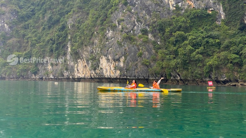 Ambassador Signature Cruise: Kayaking in Dark & Bright Cave Area